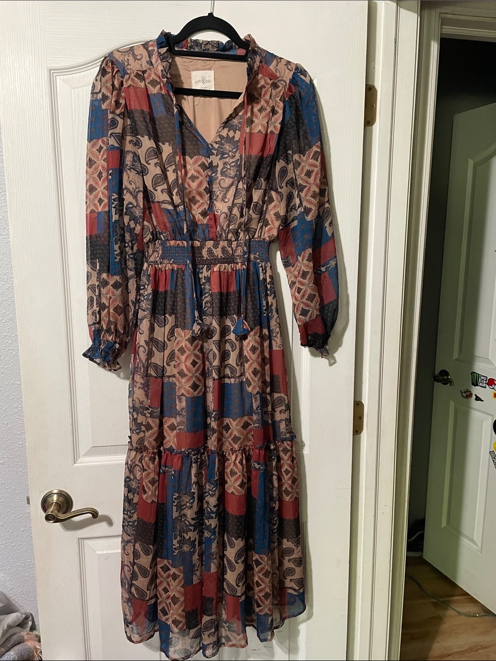 Umgee Paisley Sheer Dress